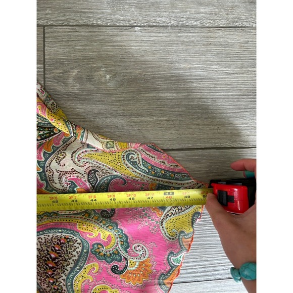 Rue21 Women's Small Boho Y2K Spring Dress Paisley Print Handkerchief Fairy Flowy - Picture 5 of 5